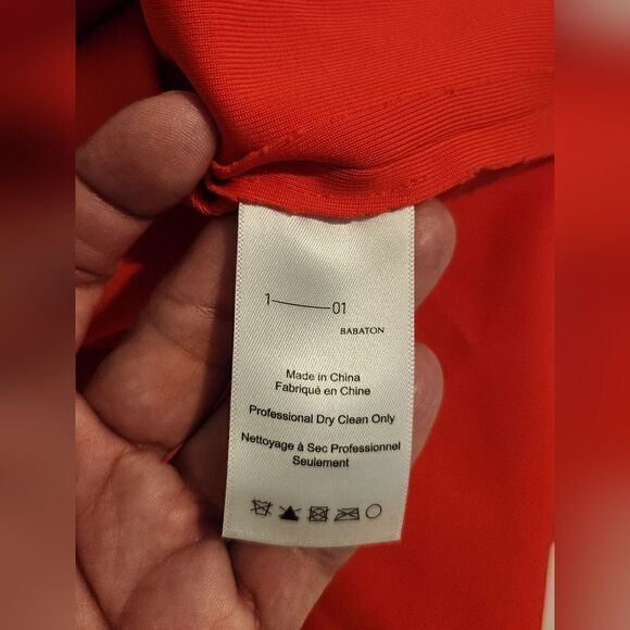 Babaton Aritzia Orange Reddish Top Size Medium - Picture 3 of 9